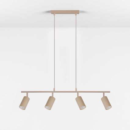 Brilagi - SELE-riippuvalaisin kaapelilla 4xGU10/30W/230V beige