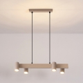 Brilagi - SELE-riippuvalaisin kaapelilla 4xGU10/30W/230V beige
