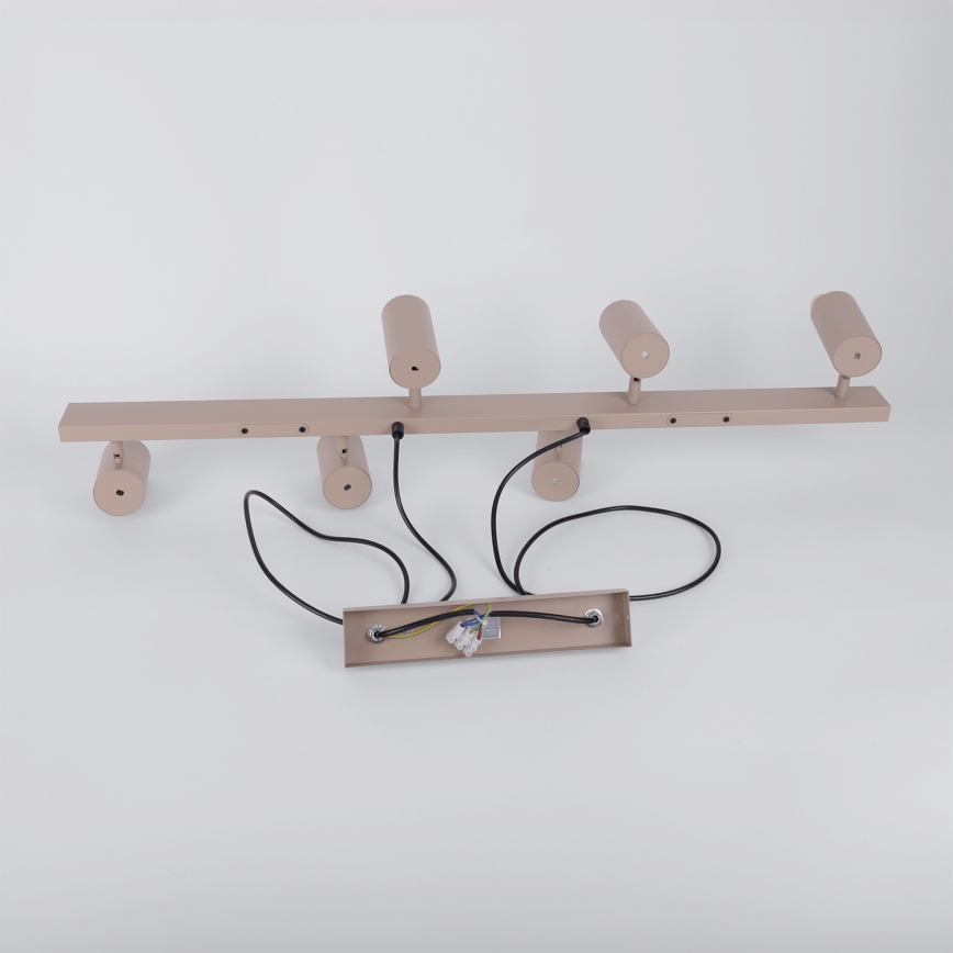 BRILAGI - SELE-riippuvalaisin vaijerilla 6xGU10/30W/230V beige