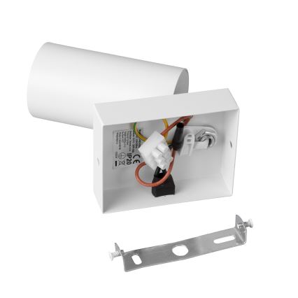 BRILAGI - SELE seinäspotti kytkimellä 1x GU10/30 W/230 V, valkoinen
