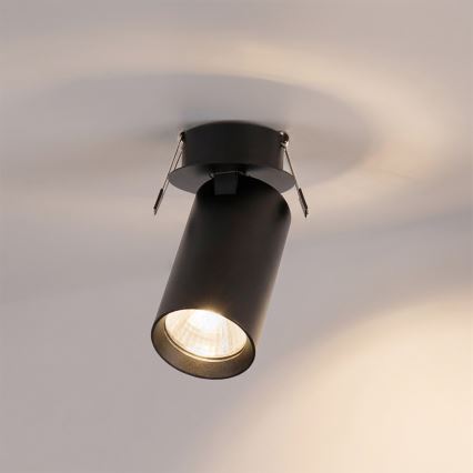 Brilagi - SELE uppoasennettava alasvalo 1xGU10/30W/230V musta