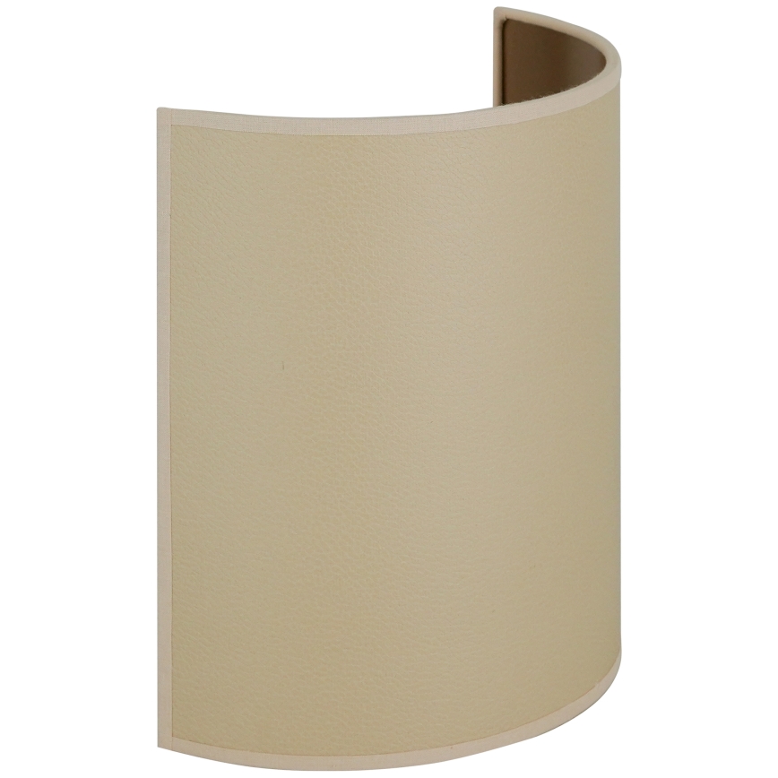 Brilagi - Seinään kiinnitettävä valaisin SEMI 1xE27/15W/230V halkaisija 20 cm beige