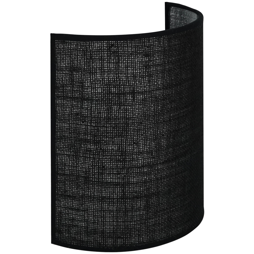 Brilagi - Seinään kiinnitettävä valaisin SEMI 1xE27/15W/230V Ø 20 cm musta