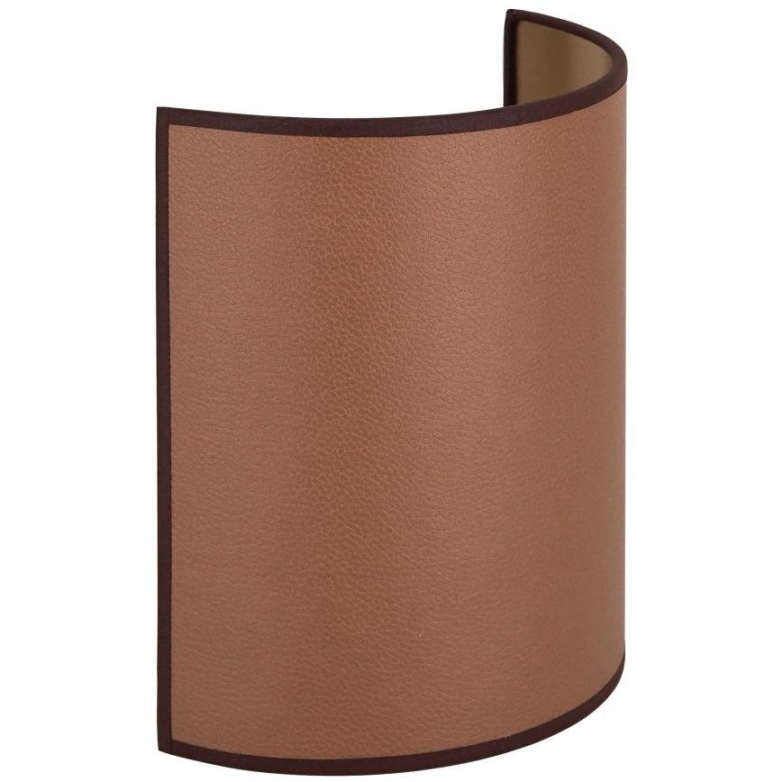 Brilagi - Seinään kiinnitettävä valaisin SEMI 1xE27/15W/230V halkaisija 20 cm ruskea