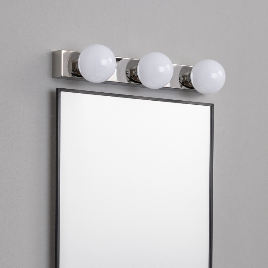 BRILAGI - 2x LED-setti Kylpyhuoneen seinävalaisin HOLLYWOOD 3xLED/3W/230V 39 cm IP44 kiiltävä kromi