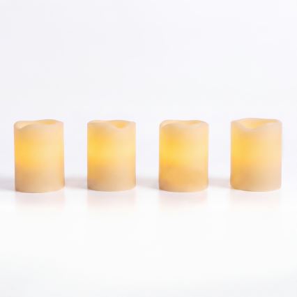 BRILAGI - setti 4x LED-kynttilöitä, LED/1xCR2032, kermanvärinen