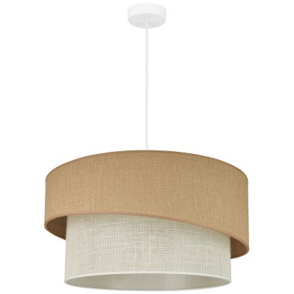 Brilagi - Ripustettava valaisin SHINE 1xE27/15W/230V halkaisija 50 cm beige/kerma