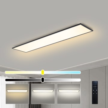 Brilagi - SLIMFRAME himmennettävä LED-kattovalaisin LED/58W/230V 120x30 cm 3000-6000K musta + kaukosäädin