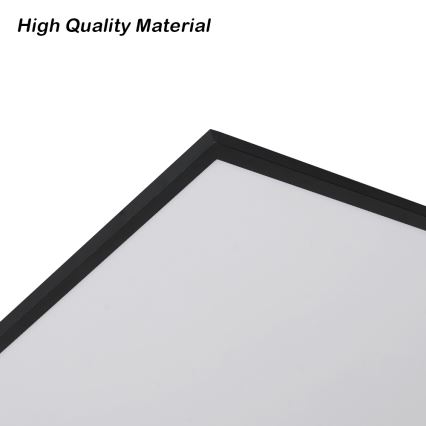 Brilagi - LED-himmennettävä kattovalaisin SLIMFRAME LED/80W/230V 120x60 cm 3000-6000K musta + kaukosäädin