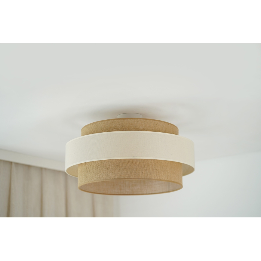 Brilagi - Kiinnitettävä kattovalaisin SPACE LIGHT 1xE27/15W/230V halkaisija 50 cm beige/kerma