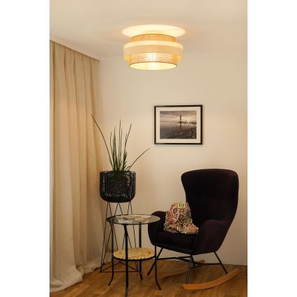 Brilagi - Kiinnitettävä kattovalaisin SPACE LIGHT 1xE27/15W/230V halkaisija 50 cm beige/kerma