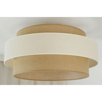 Brilagi - Kiinnitettävä kattovalaisin SPACE LIGHT 1xE27/15W/230V halkaisija 50 cm beige/kerma