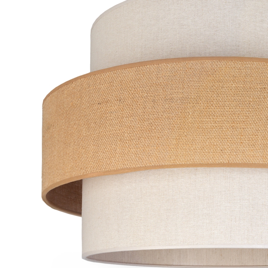 Brilagi - SPACE riippuvalaisin johdolla 1xE27/60W/230V halkaisija 40 cm beige/kerma