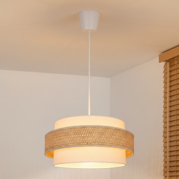 Brilagi - SPACE riippuvalaisin johdolla 1xE27/60W/230V Ø 40 cm beige/kerma