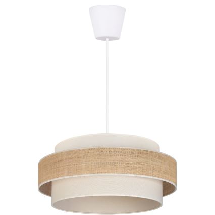 Brilagi - SPACE riippuvalaisin johdolla 1xE27/60W/230V Ø 40 cm beige/kerma