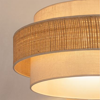 Brilagi - SPACE riippuvalaisin johdolla 1xE27/60W/230V Ø 40 cm beige/kerma