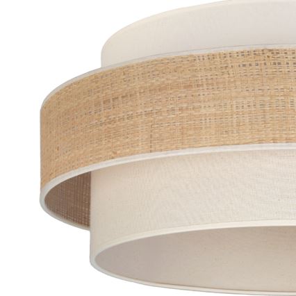 Brilagi - SPACE riippuvalaisin johdolla 1xE27/60W/230V Ø 40 cm beige/kerma