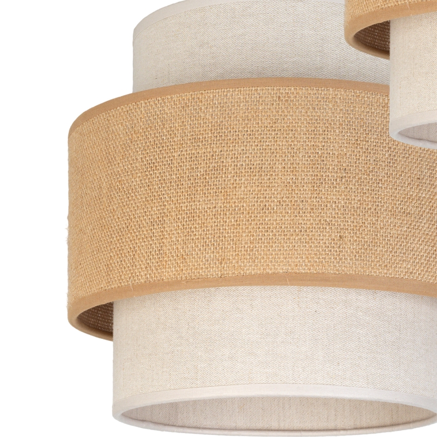 Brilagi - SPACE riippuvalaisin vaijerilla, 3x E27, 60W, 230V, Ø 40 cm, beige/kerma