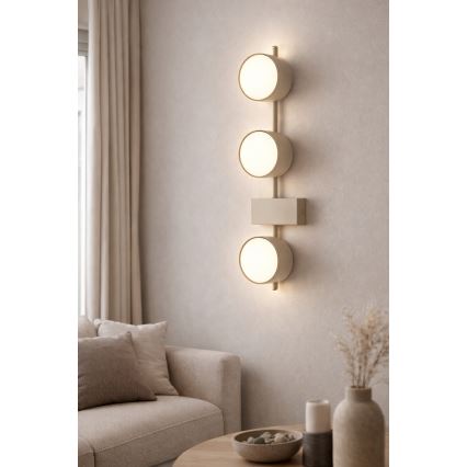 Brilagi - Spottivalaisin 3xGX53/12W/230V beige