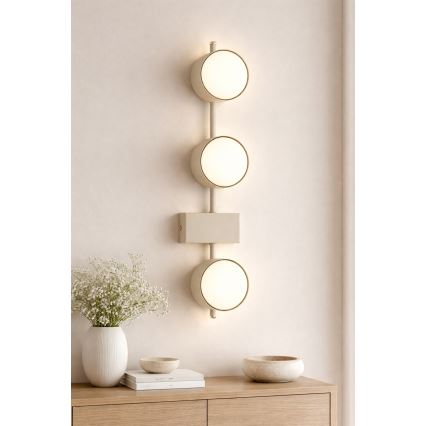 Brilagi - Spottivalaisin 3xGX53/12W/230V beige