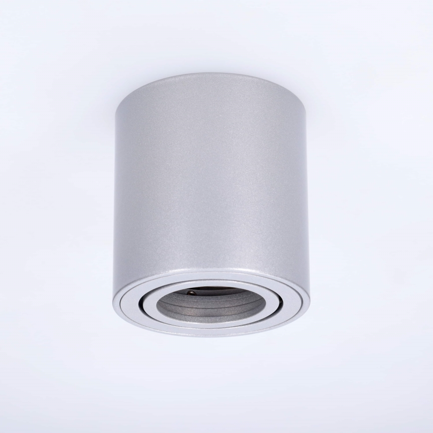 BRILAGI - Spottivalaisin MIA 1xGU10/30W/230V 84x80 mm hopea