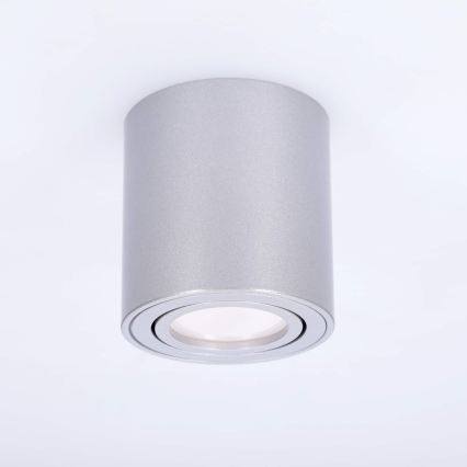 BRILAGI - Spottivalaisin MIA 1xGU10/30W/230V 84x80 mm hopea