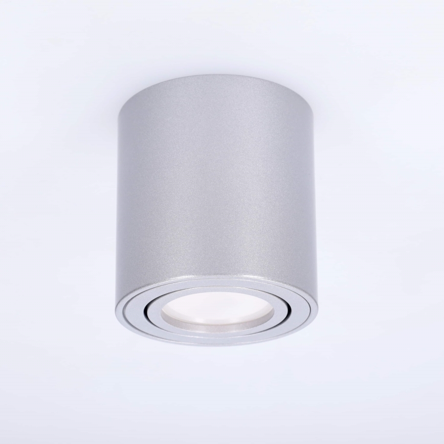 BRILAGI - Spottivalaisin MIA 1xGU10/30W/230V 84x80 mm hopea