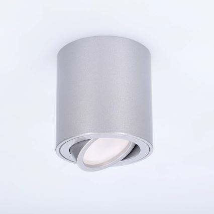 BRILAGI - Spottivalaisin MIA 1xGU10/30W/230V 84x80 mm hopea