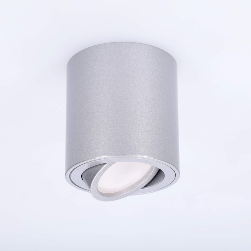 BRILAGI - Spottivalaisin MIA 1xGU10/30W/230V 84x80 mm hopea