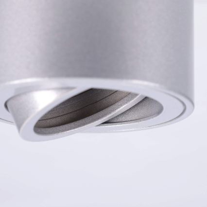 BRILAGI - Spottivalaisin MIA 1xGU10/30W/230V 84x80 mm hopea