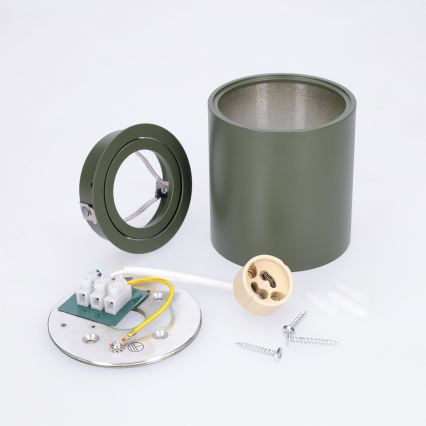 BRILAGI - Spottivalaisin MIA 1xGU10/30W/230V 84x80 mm tummanvihreä