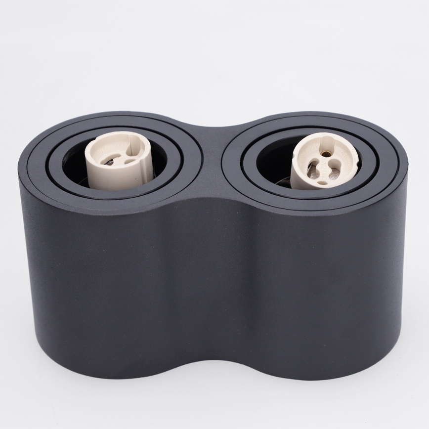 BRILAGI - Spottivalaisin MIA DOUBLE 2xGU10/30W/230V musta