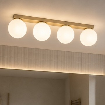 Brilagi - Spottivalaisin MILO 4xE27/60W/230V beige/kulta