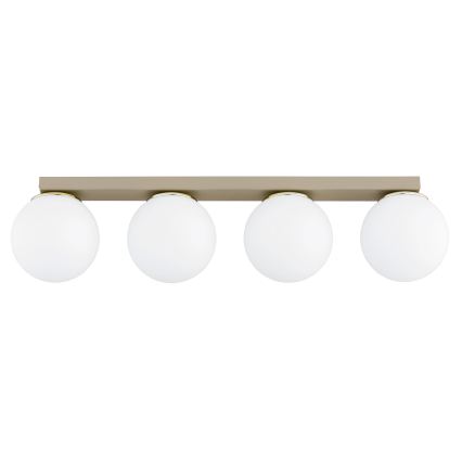 Brilagi - Spottivalaisin MILO 4xE27/60W/230V beige/kulta