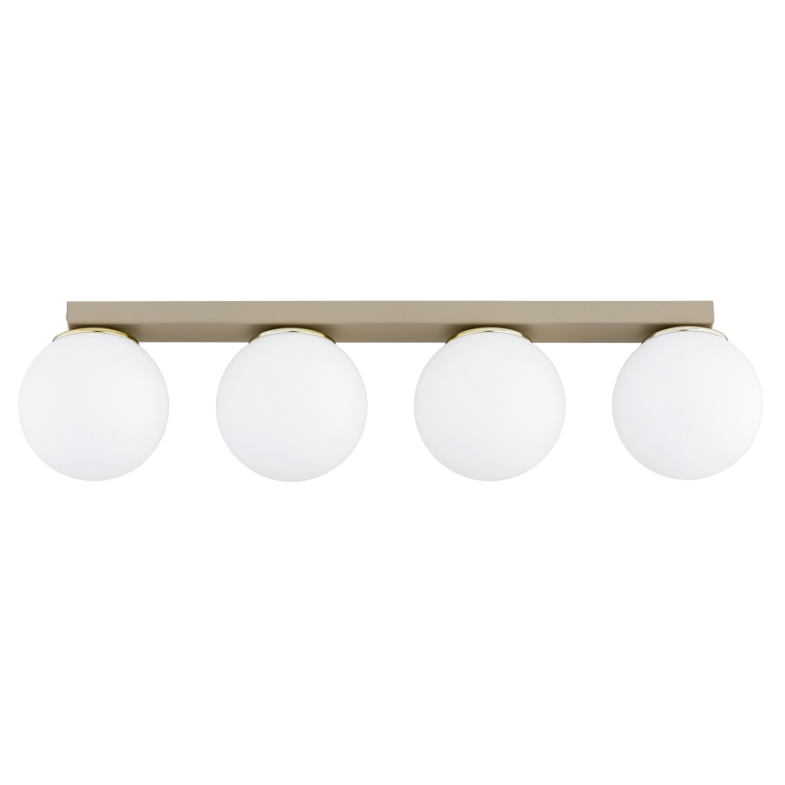 Brilagi - Spottivalaisin MILO 4xE27/60W/230V beige/kulta