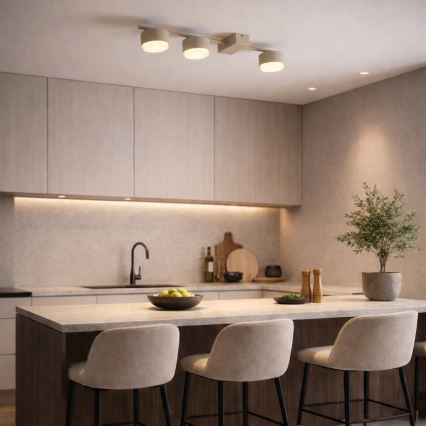 Brilagi - Spottivalaisin MONO 3xGX53/12W/230V beige