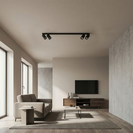Brilagi - Spottivalaisin SELE LONG 4xGU10/30W/230V musta
