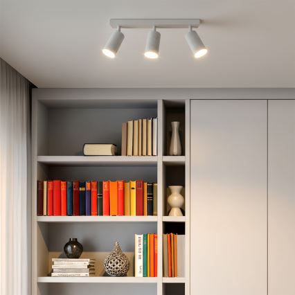 Brilagi - Spottivalaisin SELE MODERN 3xGU10/30W/230V valkoinen