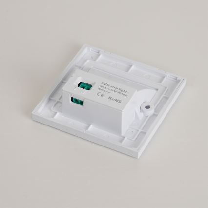 Brilagi - STEP LIGHT LED-portaikon valaisin, 1,5 W, 230 V, IP44, valkoinen