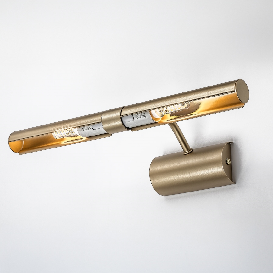 Brilagi - Taulunvalaisin DANAE 2xE14/40W/230V kultainen