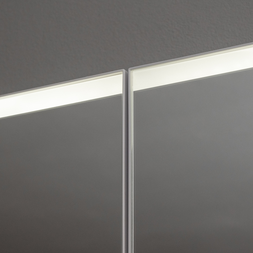 BRILAGI - taustavalaistu LED-peilikaappi NOTO DOUBLE 78x65 cm