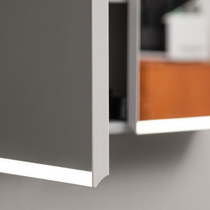 BRILAGI - taustavalaistu LED-peilikaappi NOTO DOUBLE 78x65 cm
