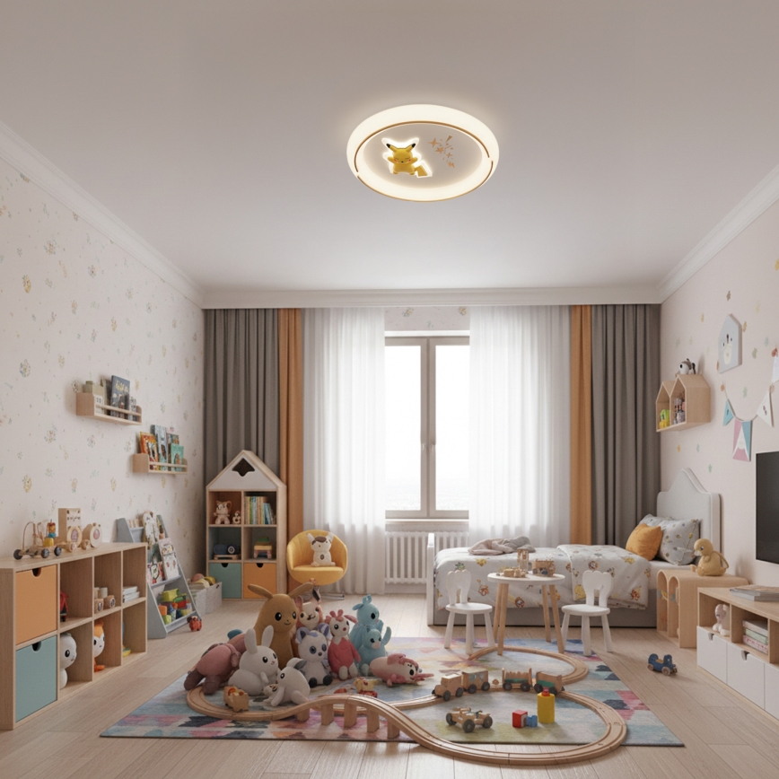 Brilagi - LED-lastenkattovalaisin THUNDER LED/90W/230V 3000/4500/6000K halkaisija 50 cm