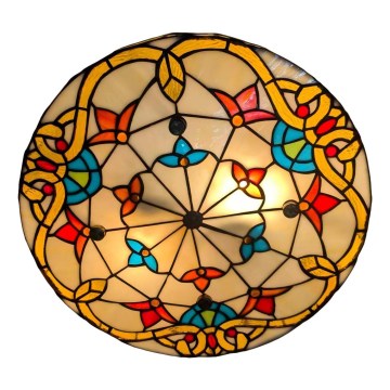 Brilagi - Tiffany-lasikupu kattovalaisin MIRABELLA 3xE27/60W/230V Ø 40 cm