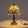 Brilagi - Tiffany-tyylinen lasikupuinen pöytävalaisin LUISA 1xE14/40W/230V