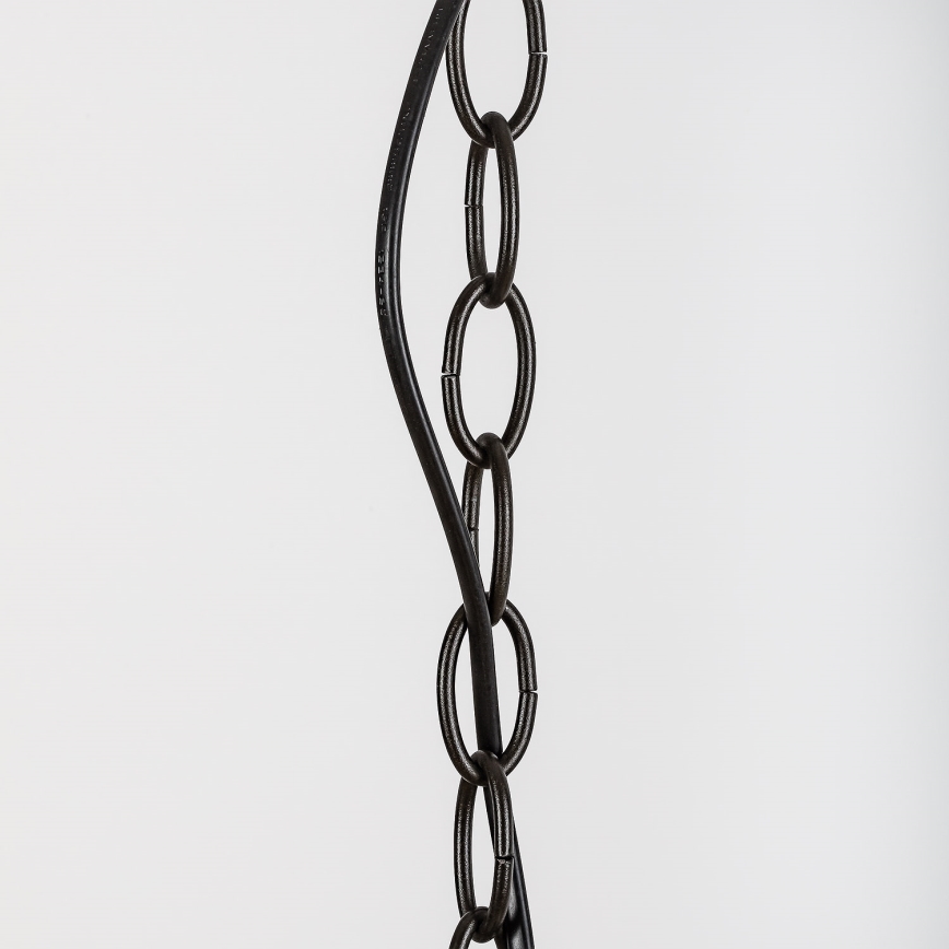 Brilagi - Tiffany-tyylinen lasimosaiikkikattokruunu ketjulla LUISA 2xE27/60W/230V