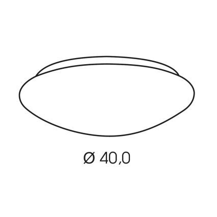 Brilagi - Tiffany-tyylinen lasimosaiikkinen kattovalaisin SUNFLOWER, 2 x E27, max. 60 W, 230 V, halkaisija 40 cm