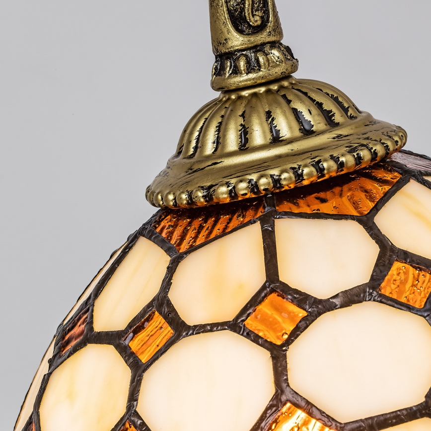 Brilagi - Tiffany-tyylinen lasimosaiikkinen seinävalaisin DORAN 1xE27/40W/230V