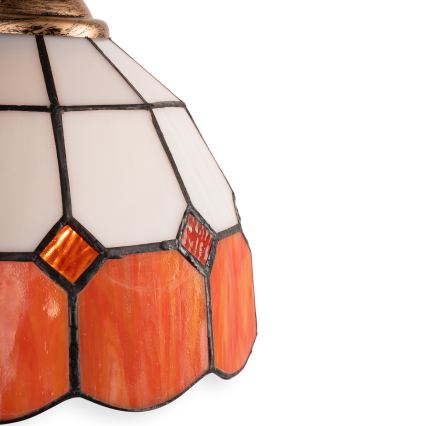 Brilagi - Tiffany-tyylinen lasimosaiikkiseinävalaisin SIENNA 1xE14/40W/230V