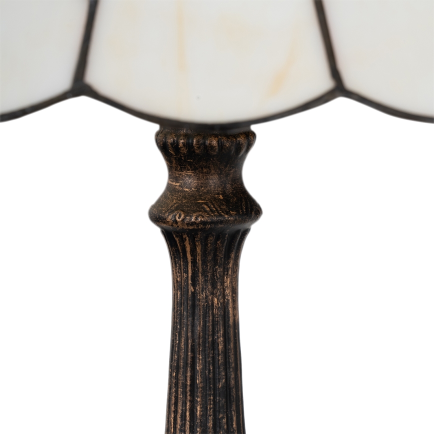 Brilagi - Tiffany-tyylinen lasipöytälamppu FOLIA 2xE27/60W/230V